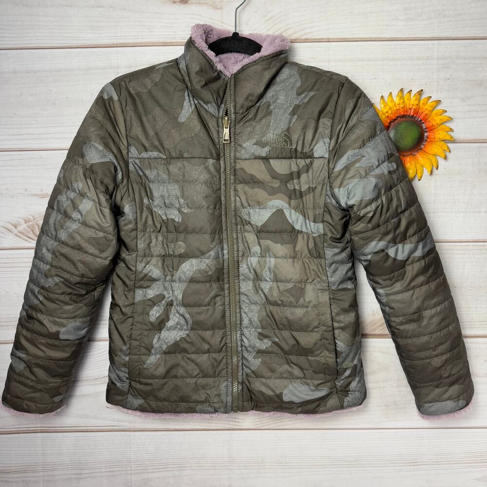 The North Face Mossbud Reversible Quilted‎ Jacket Large 14/16